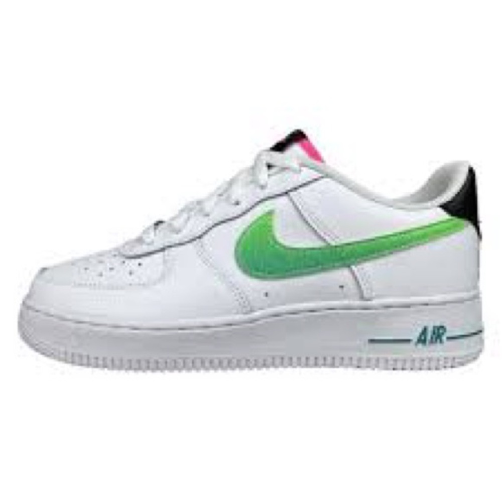 Nike Air Force 1 LV8 1 White/Green Strike-Aquamarine